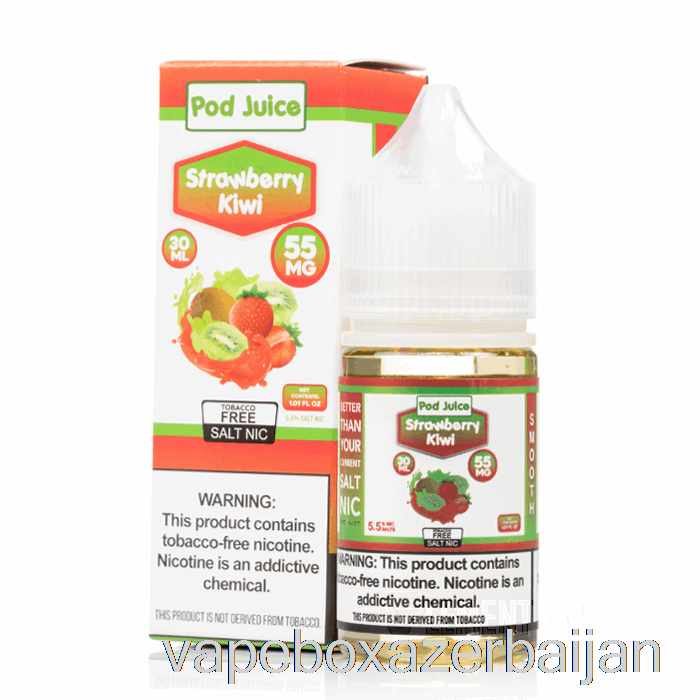 E-Juice Vape Strawberry Kiwi - Pod Juice - 30mL 35mg